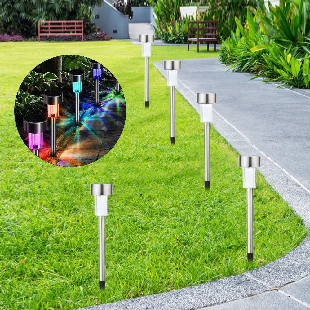 Stainless steel garden landscape light with pastoral design and LED lighting