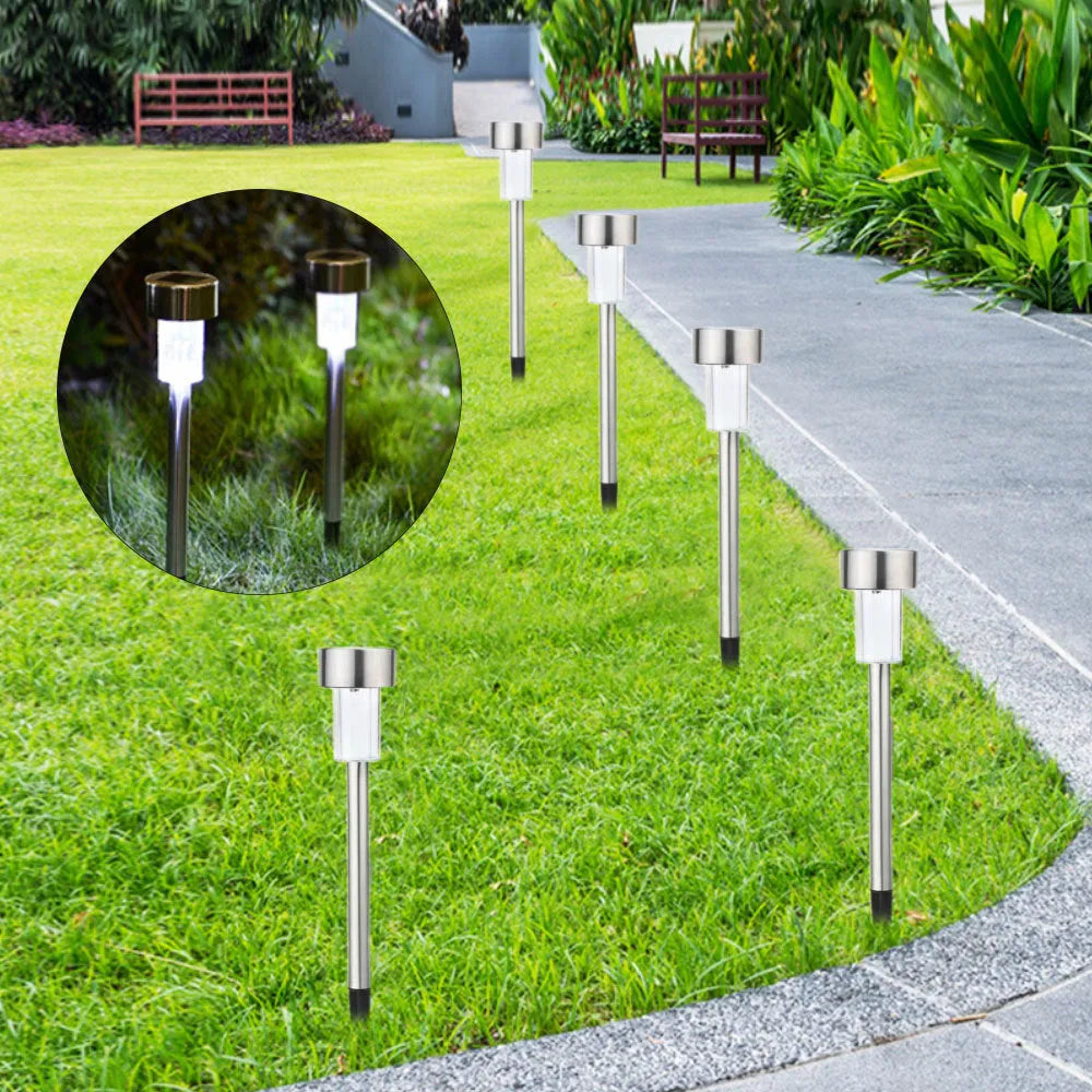 Stainless steel garden landscape light with pastoral design and LED lighting