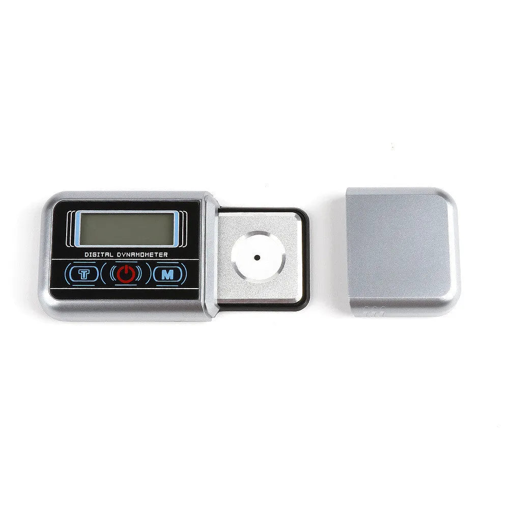 White electronic digital scale with 100g capacity and 0.005g accuracy for jewellery and turntable use.