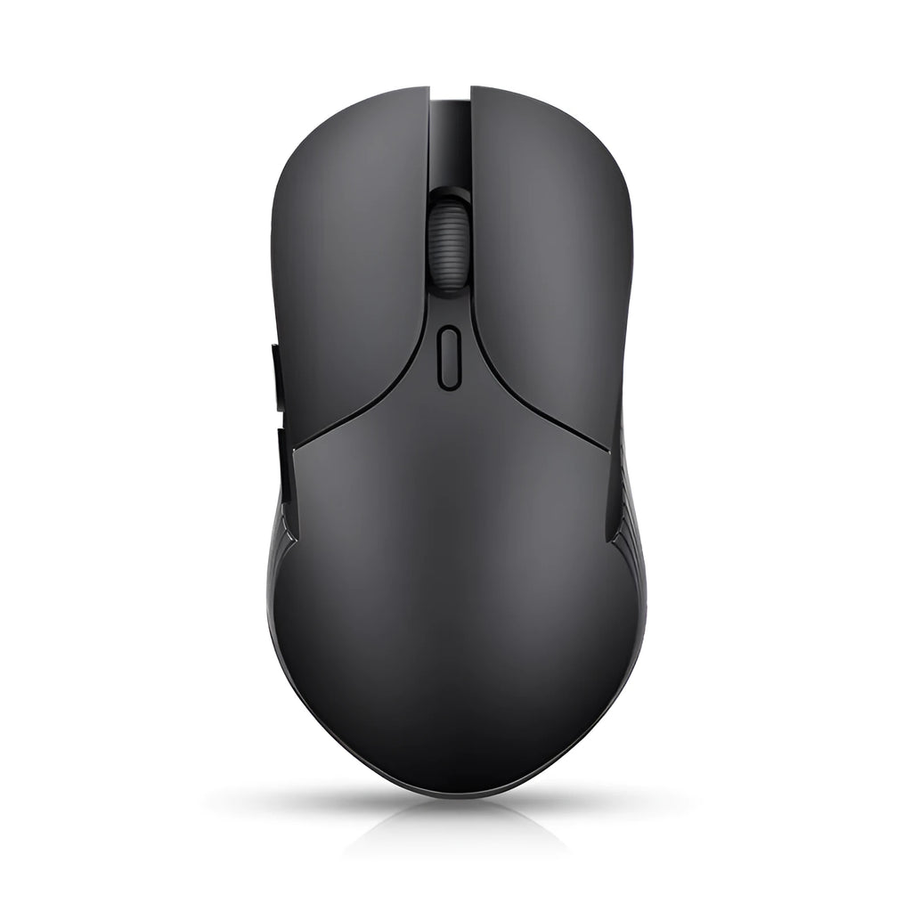Blue wireless voice mouse with translation feature and voice control button