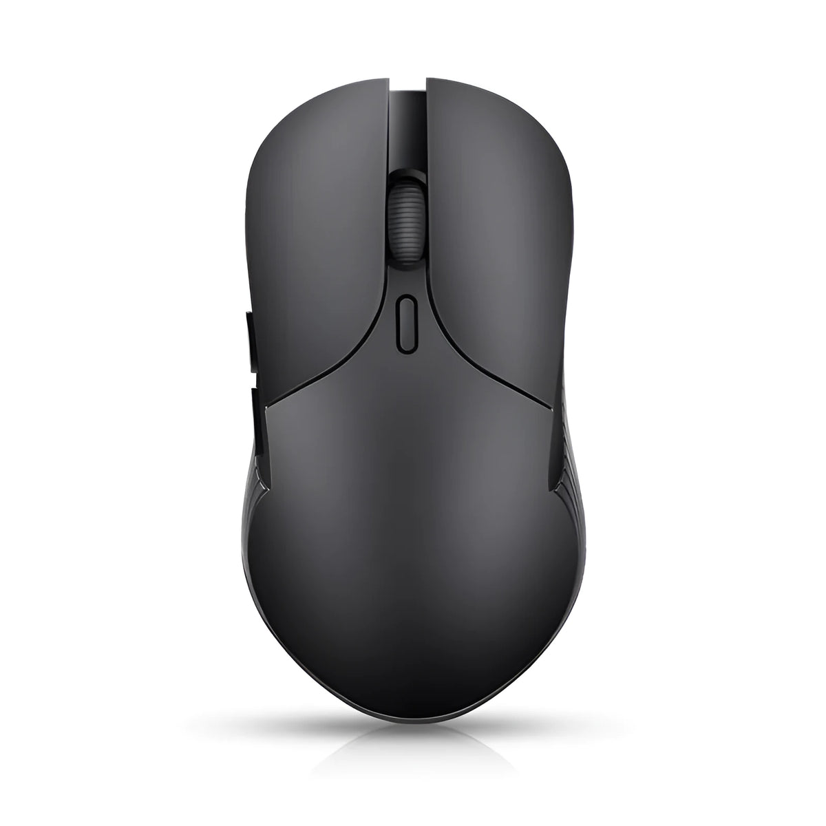 Blue wireless voice mouse with translation feature and voice control button