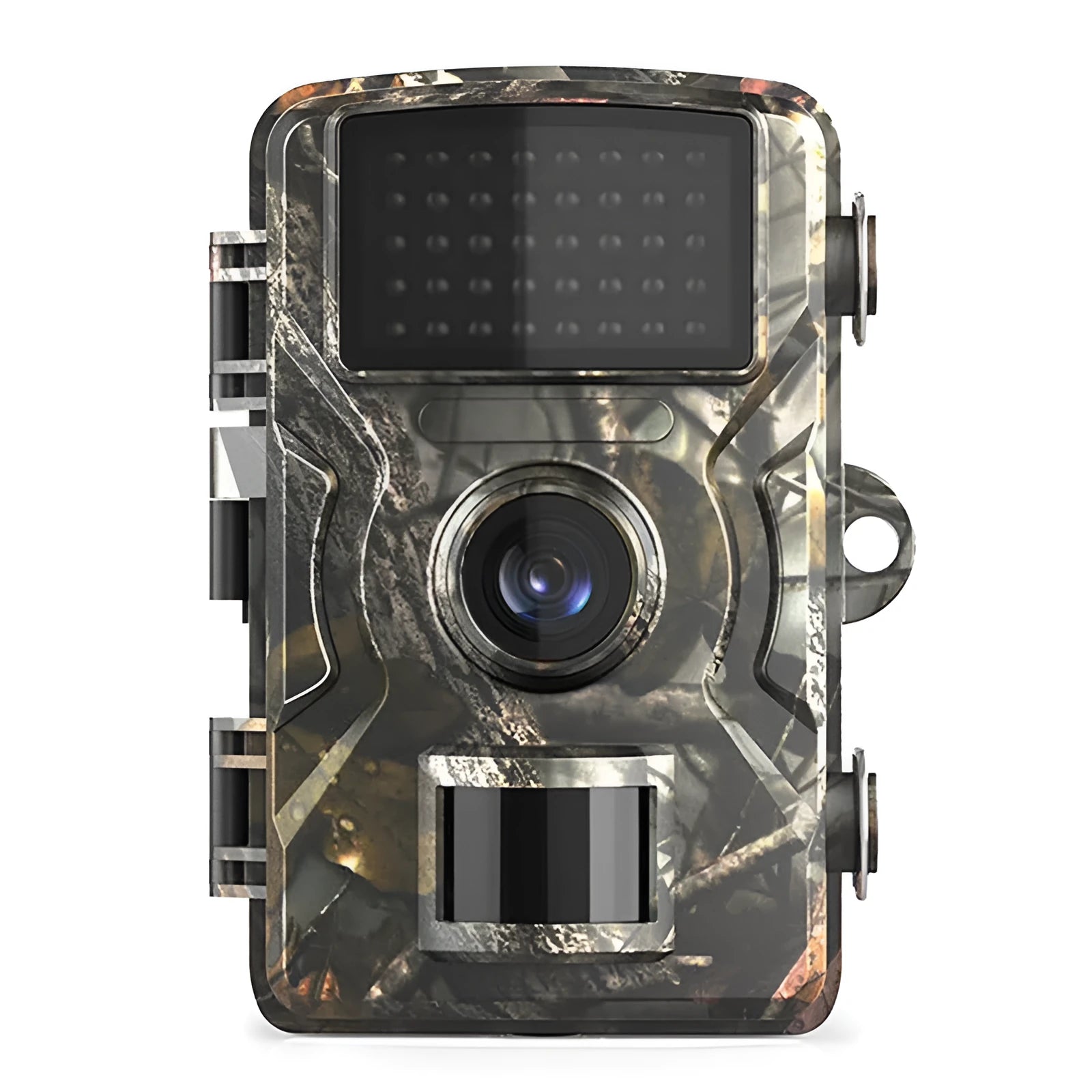 IP66 waterproof trail camera in camouflage colour for wildlife monitoring with 16 megapixel resolution