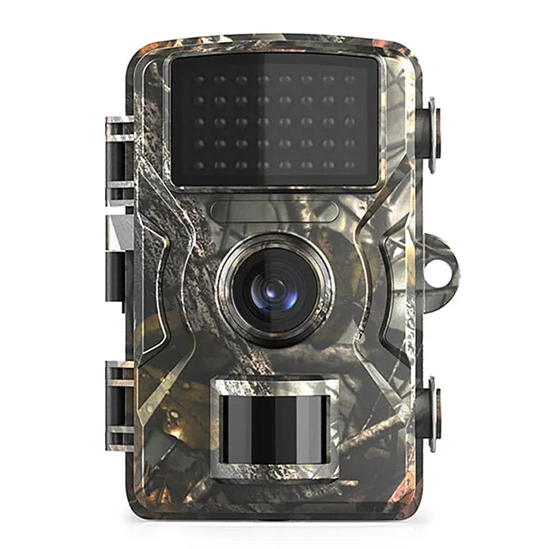 IP66 waterproof trail camera in camouflage colour for wildlife monitoring with 16 megapixel resolution