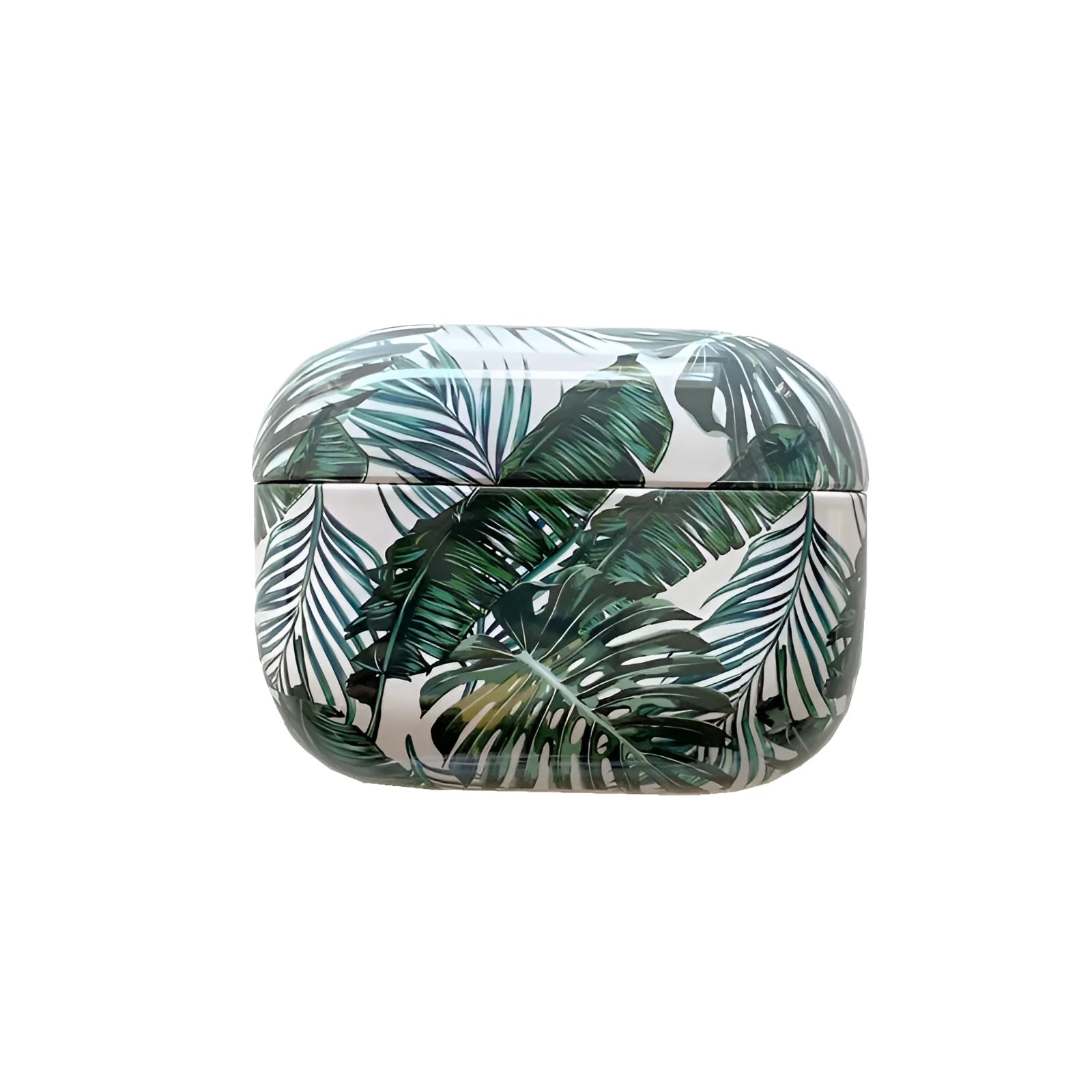 Banana leaves tropical leaf design TPU case for AirPods 1/2 and AirPods Pro in blue or green
