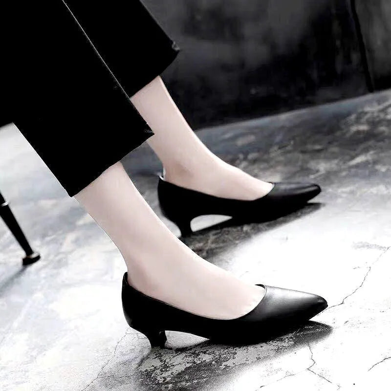 Women's wedding shoes with crystal decoration in silver and black colours with different heel height options