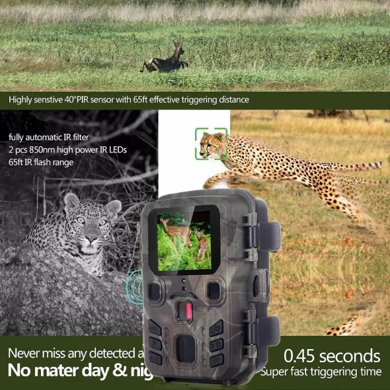 Black infrared night vision monitoring device with plastic housing
