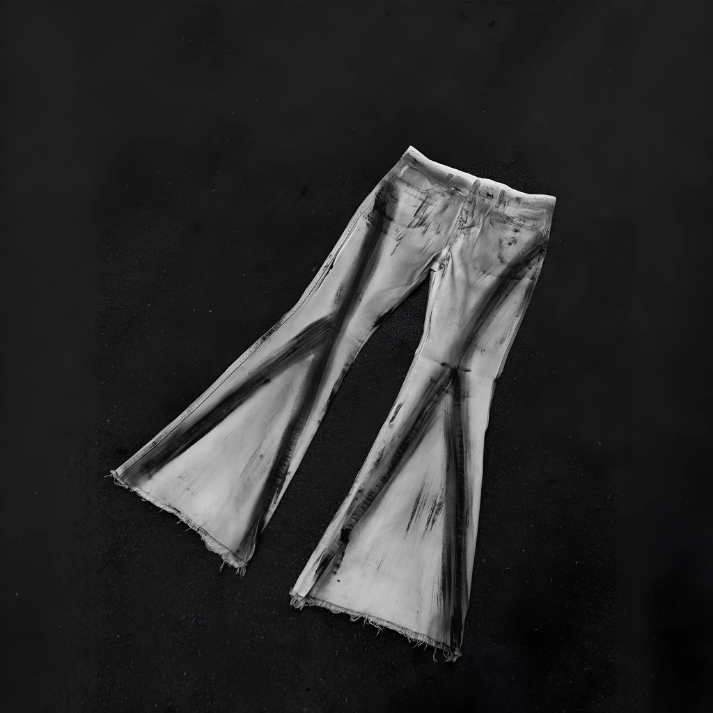 White mid waist cotton denim trousers with zip placket fly for teenagers in basic leisure style