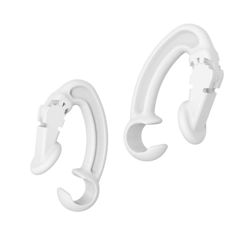 AirPods anti-lost clip case cover in various solid colours showing back cover style