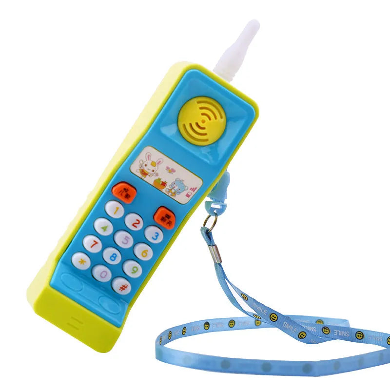 Electric children's educational toy with sound, light and cartoon animal designs for age 3+