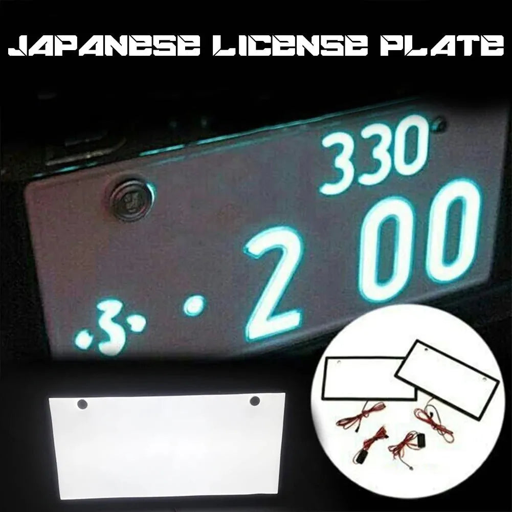 LED truck license plate light replacement set of two pieces with uniform illumination