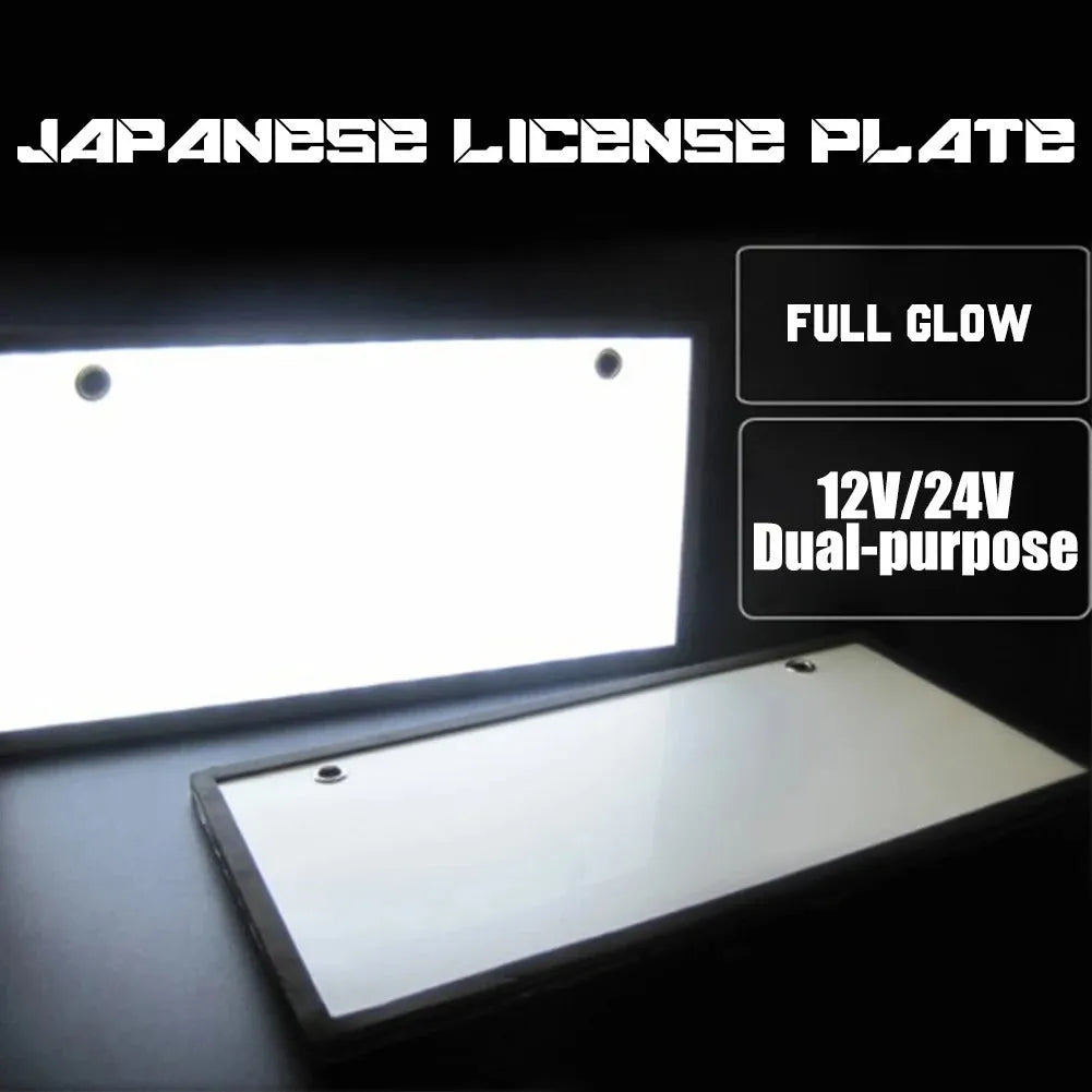 LED truck license plate light replacement set of two pieces with uniform illumination