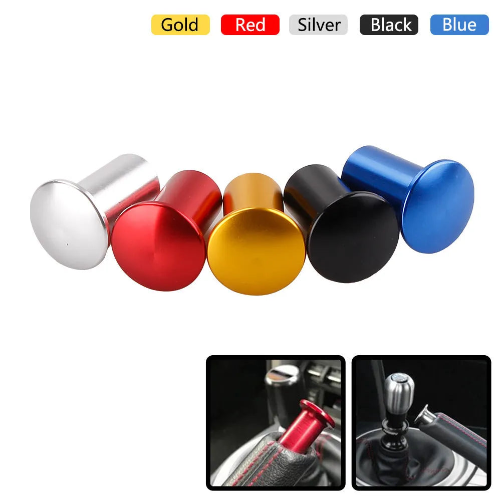 Aluminium alloy handbrake cap for hydraulic systems in black, blue, gold, red, or silver