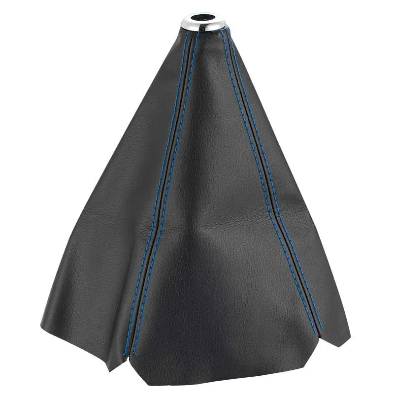 Black line pattern leather gear stick cover for General Motors vehicles.