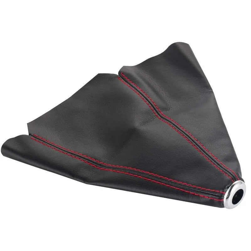 Black line pattern leather gear stick cover for General Motors vehicles.