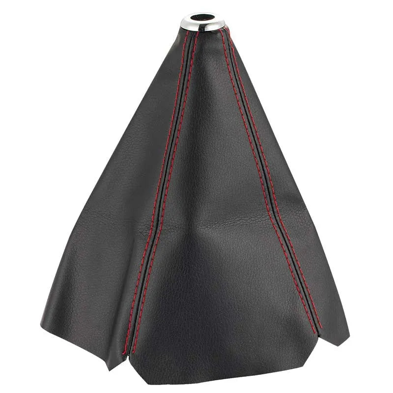 Black line pattern leather gear stick cover for General Motors vehicles.