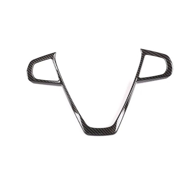 ABS carbon fibre pattern button frame decoration for BMW steering wheel