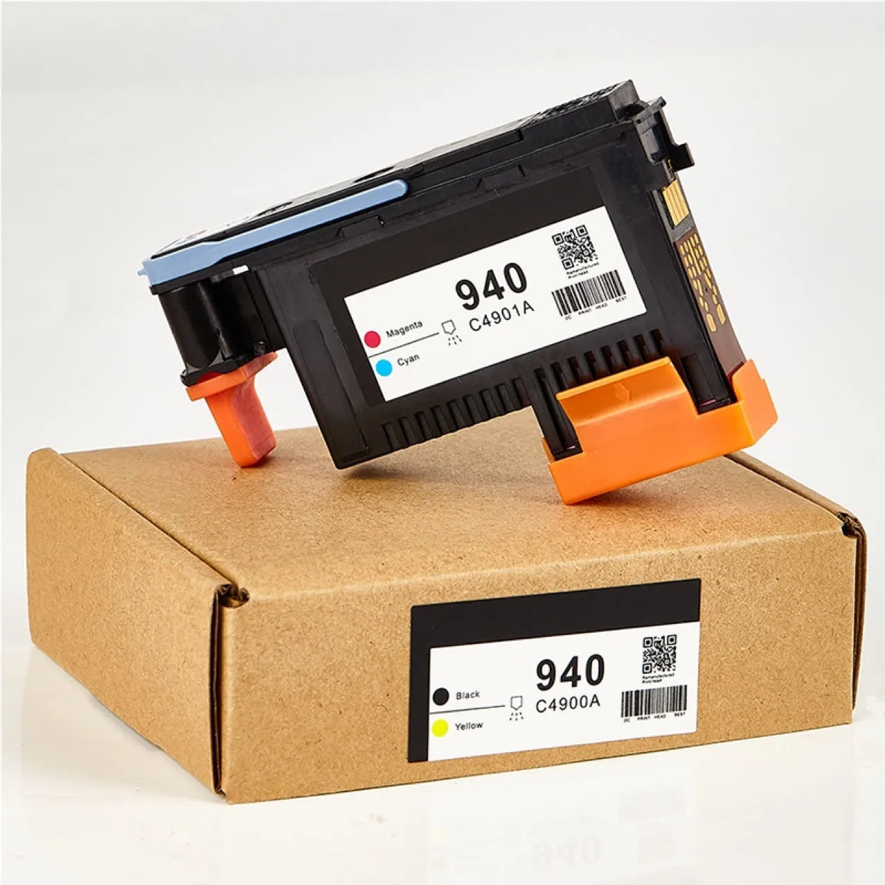 HP940 compatible printing nozzle cartridge for C4900A C4901A models in black and yellow
