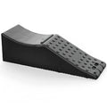 Black car seat pad with dimensions 55x44x33 cm on front driver seat