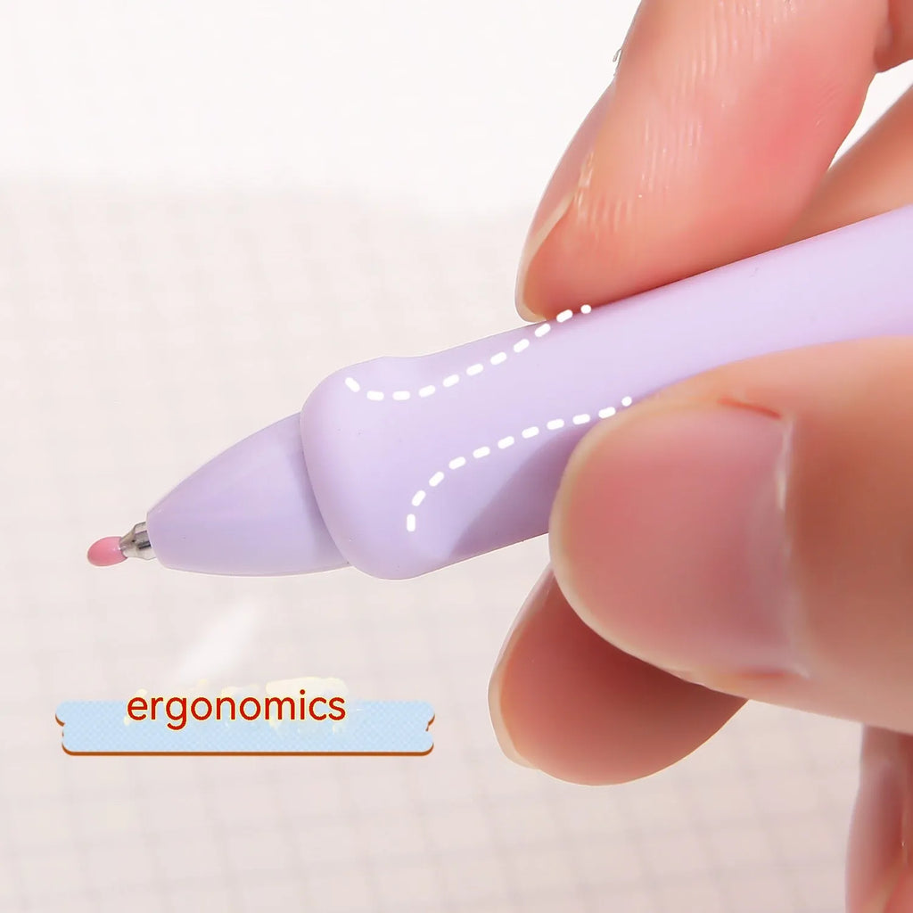 Macaron series press gel pen with 0.5mm tip in smoked colour options