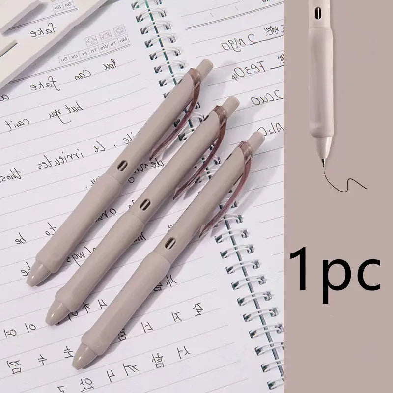 Macaron series press gel pen with 0.5mm tip in smoked colour options