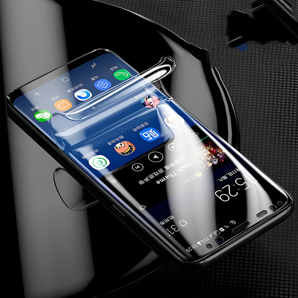 Purple light hydraulic film curved screen protector for Samsung phones