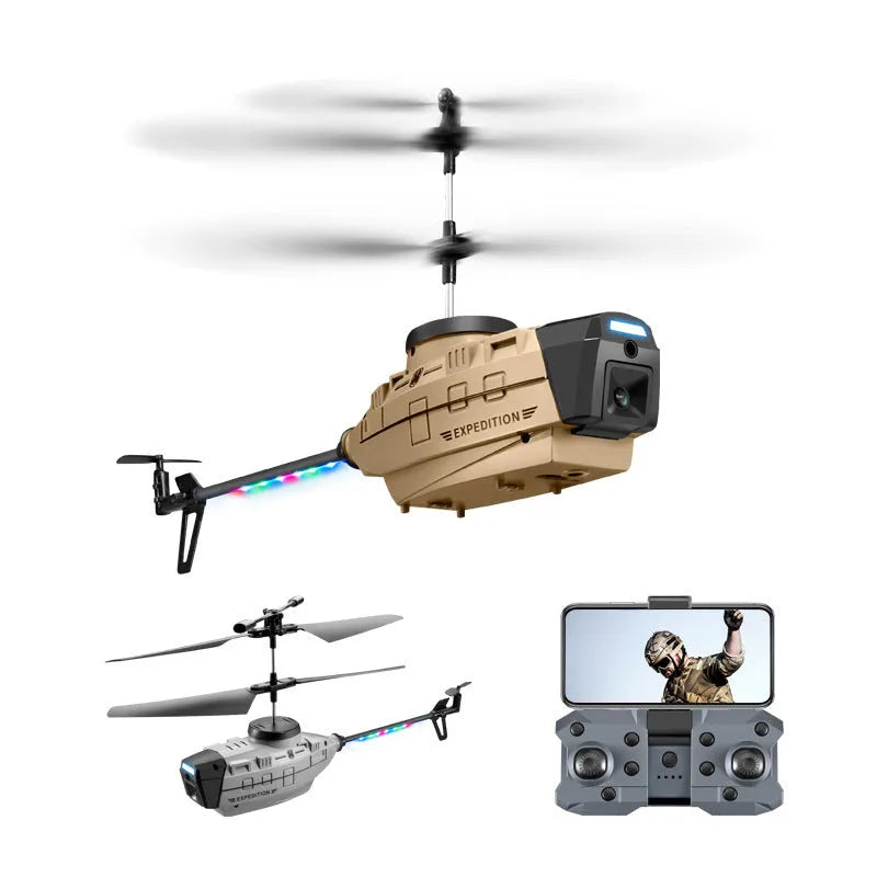 Heifeng grey reconnaissance UAV helicopter drone with obstacle avoidance and remote control