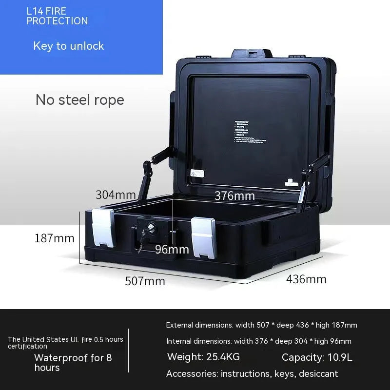 Portable L12 mechanical password safe with 6500G lock in youjingang construction