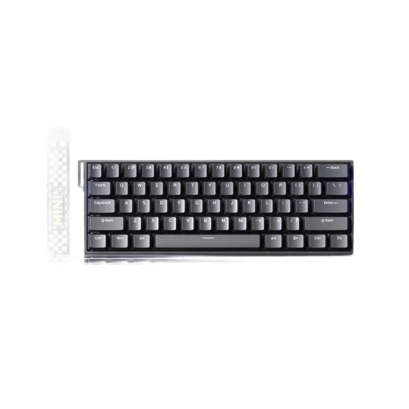 Magnetic axis RGB keyboard with engraved side panel in gradient colours