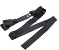 Maternity seat belt extension for pregnant women with ABS plastic buckle and steel adjuster