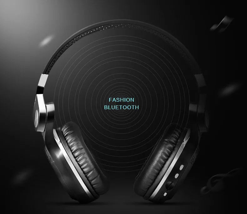 Bilateral stereo Bluetooth 4.1 headset body available in black, blue, red, and white with 10m range