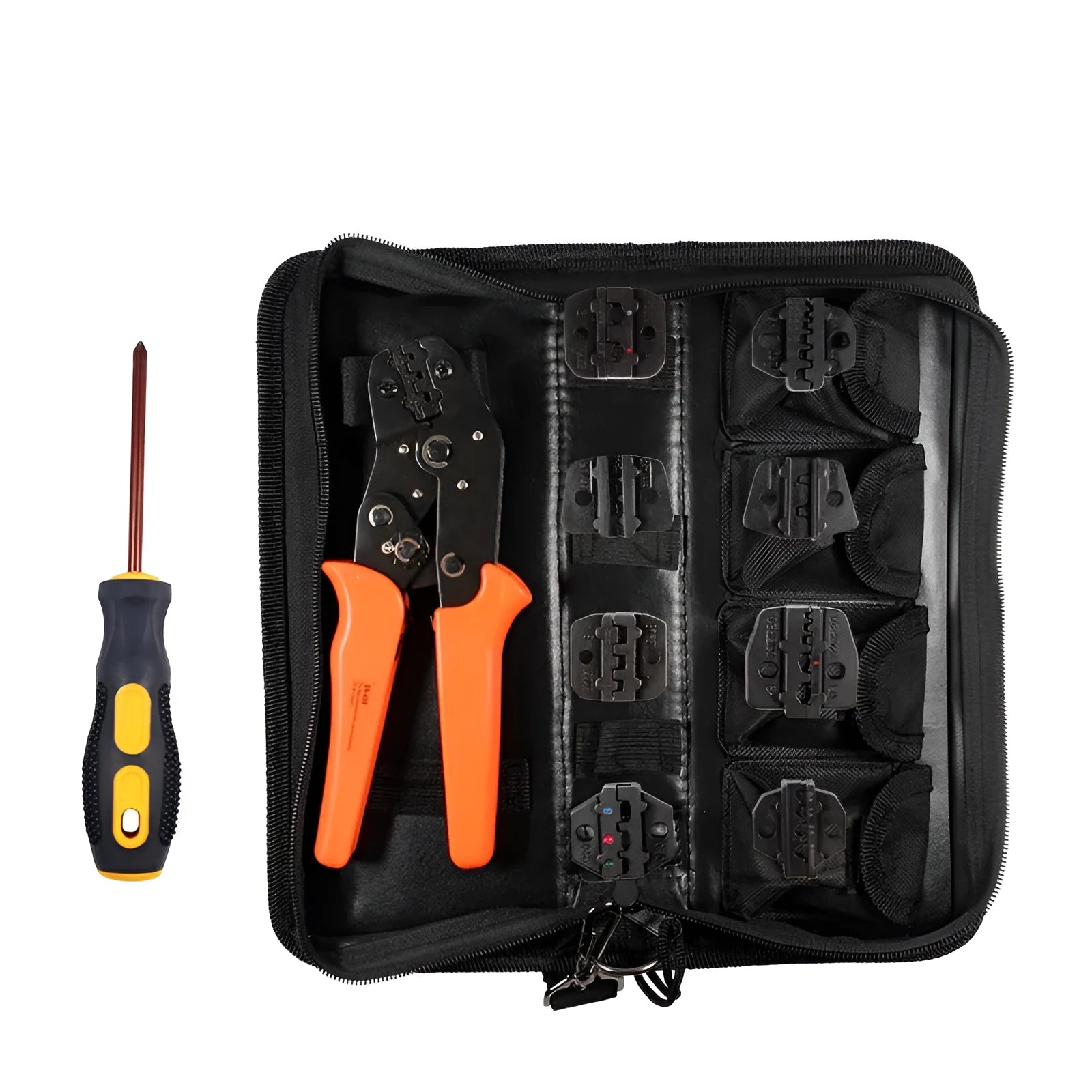 SN-48B portable multi-wrench jaw terminal crimping pliers combination suit with four interchangeable jaw pairs