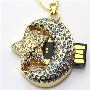 Xingyue jewellery USB flash drive with metal casing showing capacity options