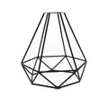 Minimalist iron hollow table lamp with wine bottle design and warm white LED lighting