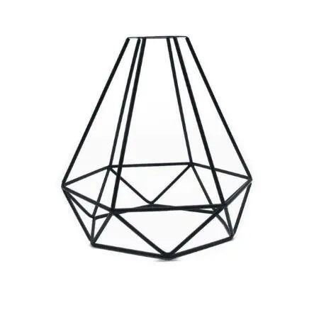 Minimalist iron hollow table lamp with wine bottle design and warm white LED lighting
