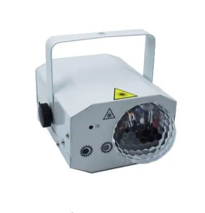 Black LED laser magic fan stage lighting equipment with dual projection effect for KTV bars and parties