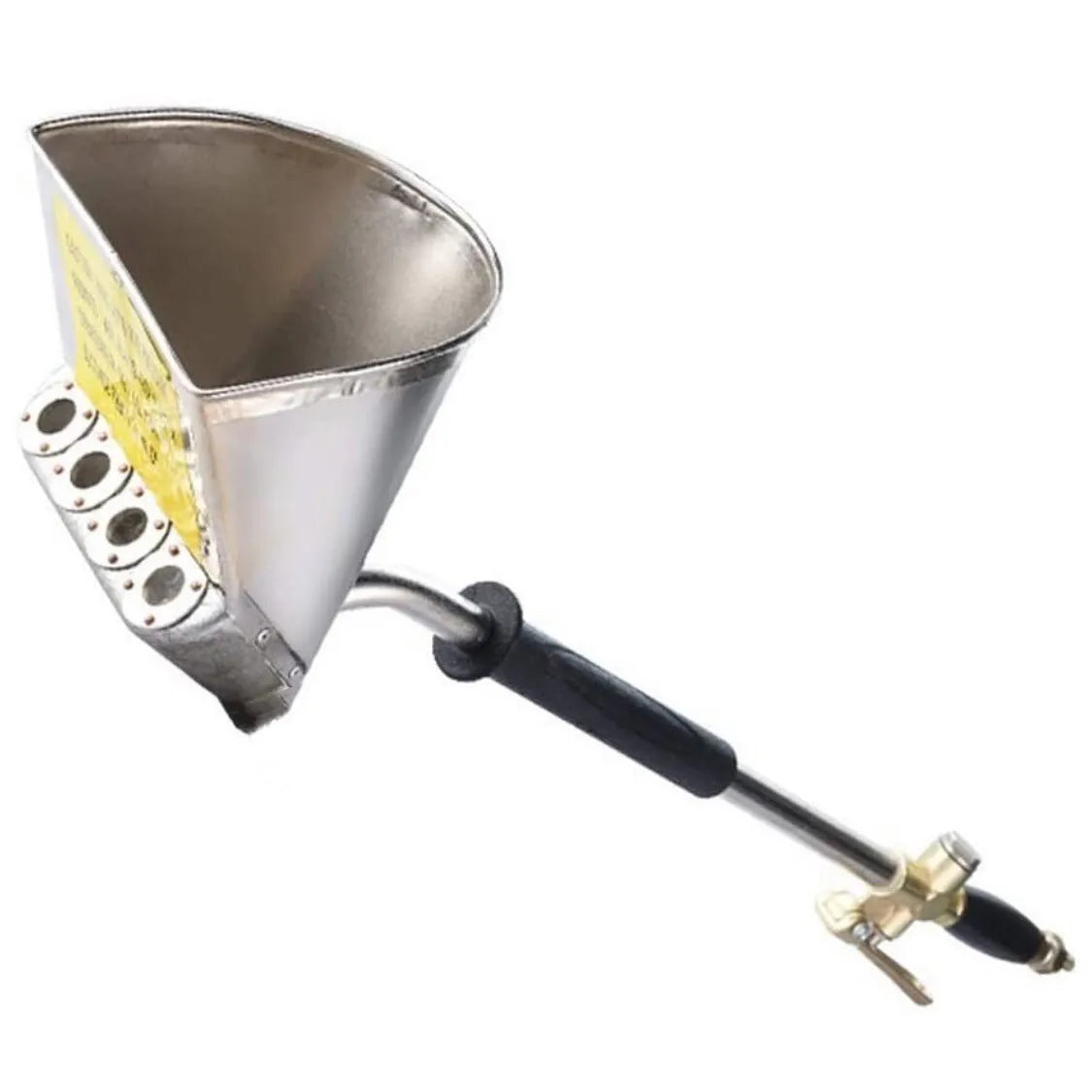 Automatic pneumatic spray gun with aluminium body and stainless steel nozzle