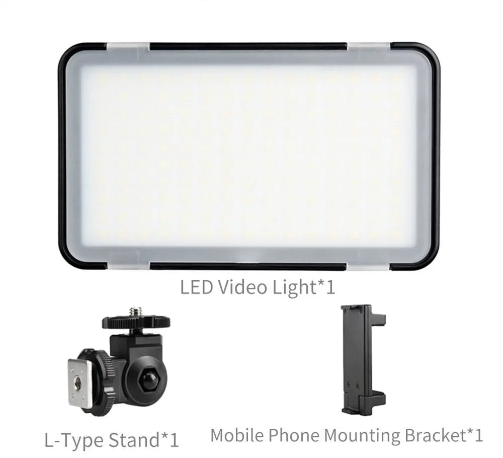 Shenniu M150 ultra-thin LED video light for mobile phone and camera mounting