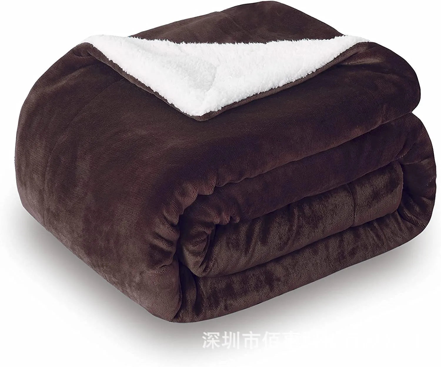 USB electric heating blanket with grey and white flannel fabric showing temperature controls