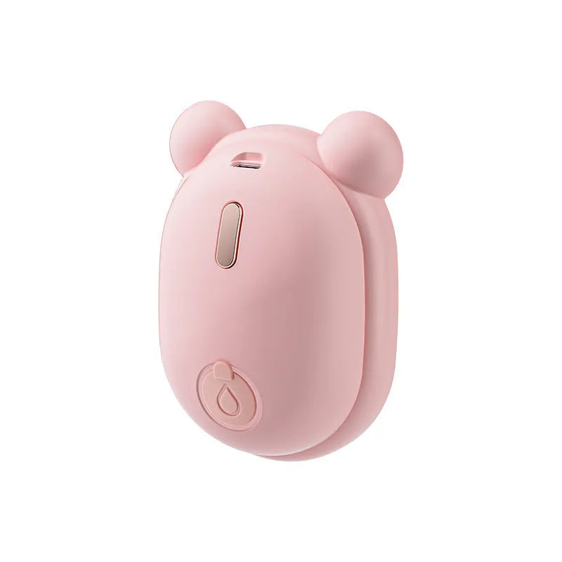 Pink and yellow rechargeable pet spray massage comb with removable silicone comb for cats and dogs