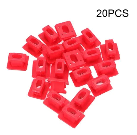 10 black plastic snap clips for BMW door walnut interior trim panel replacement