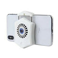 Black and white USB mobile phone radiator cooling fan for game consoles and phones