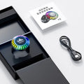 Compact square Bluetooth atmosphere lamp with voice control and polar light effects