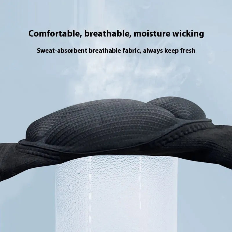Black and blue dance kneepad with thick sponge protection for sports activities