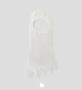 Modal five-finger ultra-thin breathable boat socks in five colour options