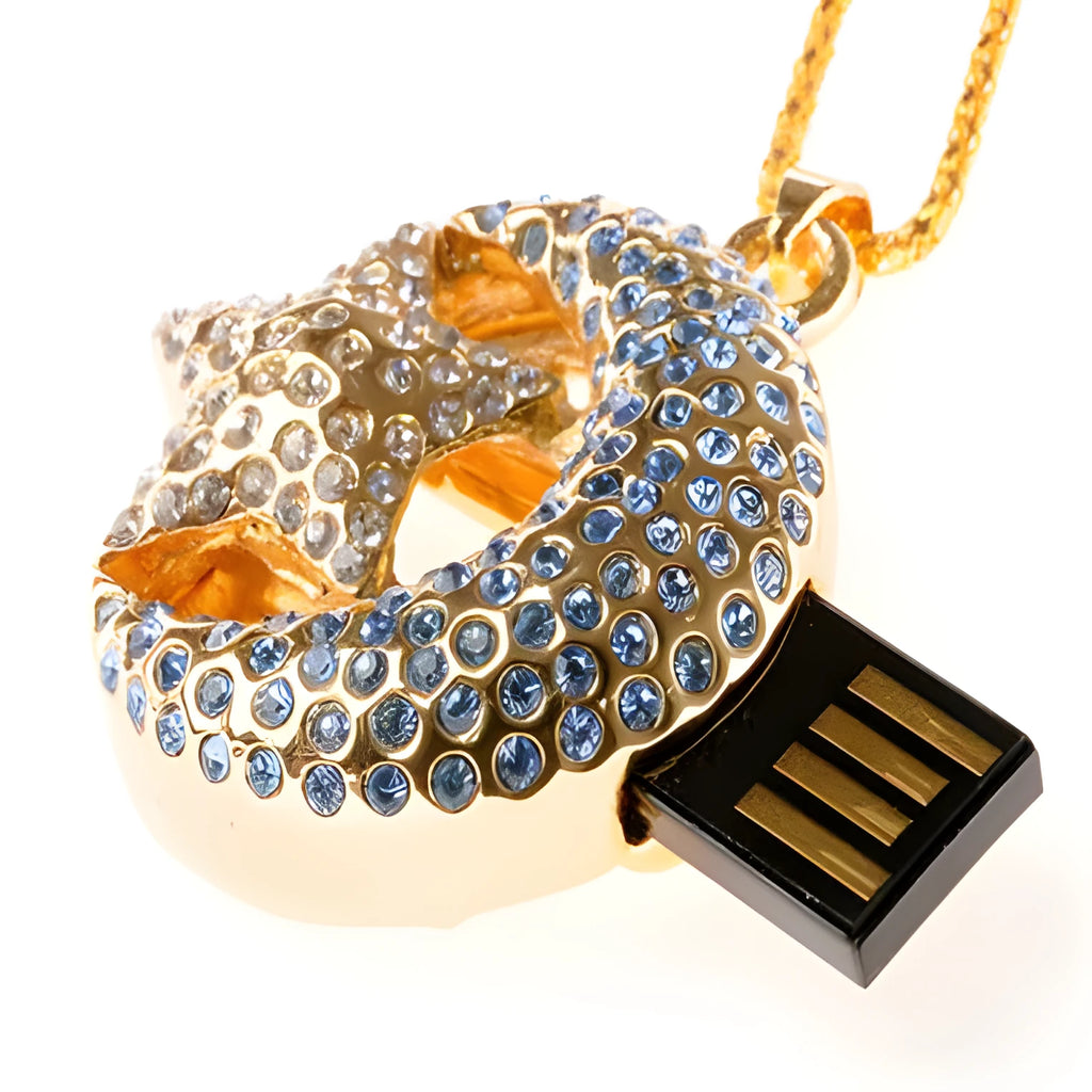 Xingyue jewellery USB flash drive with metal casing showing capacity options