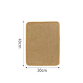 Sisal cat scratch board in pastoral style design with large and small size options