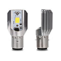 Motorcycle LED M4 double claw H6 built-in lights with aluminium housing and BA20D base