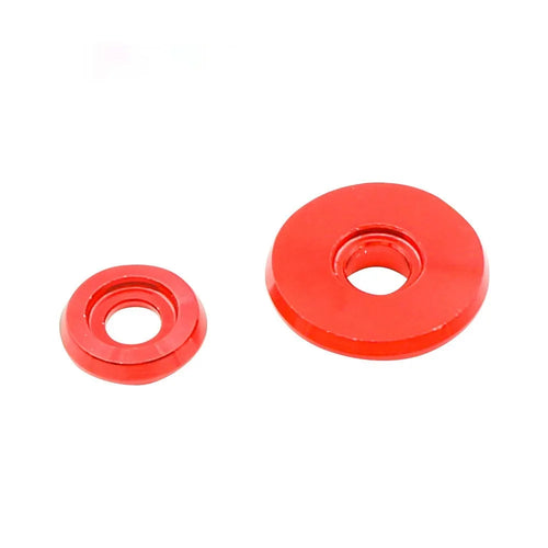 Aluminum alloy engine gasket kit for Honda Civic K Series in Silver, Red, Blue, and Black colors