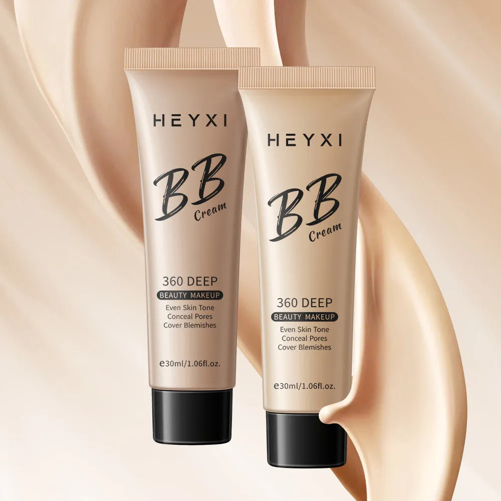 Waterproof BB cream in four shades with skin care benefits