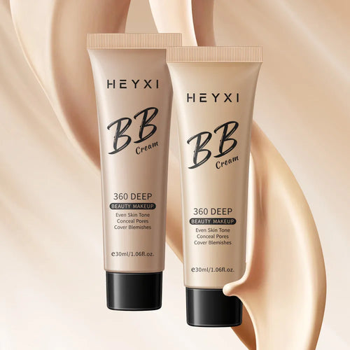 Waterproof BB cream in four shades with skin care benefits